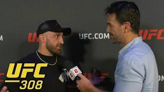 Alex Volkanovski reacts to Ilia Topuria knockout out Max Holloway at UFC 308 | ESPN MMA