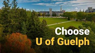 Choose the University of Guelph