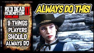 9 Crucial Things Players MUST ALWAYS DO (Beginners Guide) - RDO Relaxing Gameplay