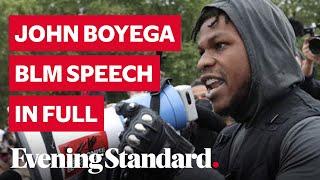 John Boyega George Floyd protest London speech in full: Star Wars actor's powerful Hyde Park message