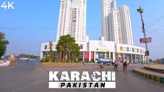 Karachi 4K Drive | DHA Phase 5 to Karachi Port Trust | Pakistan 