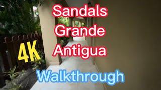 Sandals Grande Antigua 4K Walkthrough #sandalsresorts