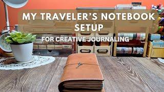 My Traveler's Notebook Setup for Creative Journaling 