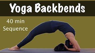 Yoga Backbends Flow | 40 min yoga sequence | Spine Flexibility & Strength |  Yogbela (Follow Along)