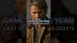 Every Game of the Year last decade : 2014-2024 #shorts  #godofwar #thelastofus  #eldenring