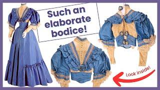 How is this bodice actually made? // 1900s Fashion is Complicated!