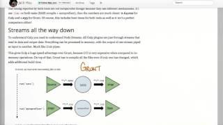 Grunt Tasks vs Gulp Streams