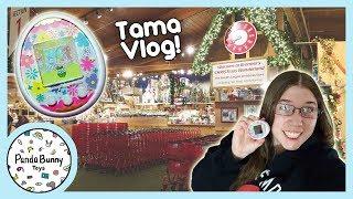 Playing the Tamagotchi EASTER Pastel Meets at the World's LARGEST CHRISTMAS STORE! | Tama Vlog