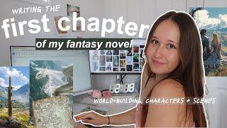 writing the first chapter of my *new* fantasy novel ️ VLOG (my chapter process, new keyboards)