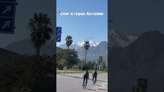 Красивые горы в снегу️Турция