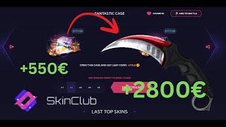 SKINCLUB 1200$ CASE OPENING | skin.club case battle |