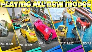 Playing all new modes ||Extreme car driving simulator new update 