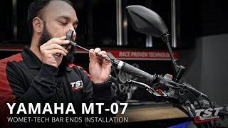 How to install Womet-Tech Bar Ends on a 2021+ Yamaha MT-07 by TST Industries