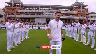 James Anderson walks out at Lord's for the FINAL time 