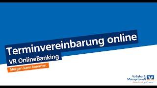 VR OnlineBanking: Terminvereinbarung online