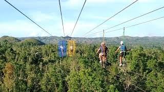 Zipbike & Hamsterwheel Extreme Ride at Danao Adventure Park #youtuber #extreme