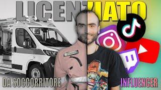 MI SONO LICENZIATO PER FARE L'INFLUENCER | DA SOCCORRITORE A CONTENT CREATOR