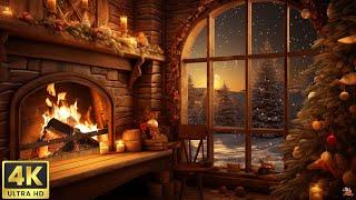 Winter Wonderland Retreat: Relaxing Piano Melodies ️4K Ultra HD TV Screensaver - Artistic Wallpaper