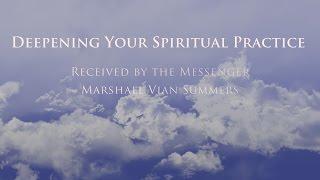 Deepening Your Spiritual Practice