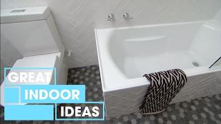 Creative Small Bathroom Makeover On A Budget | Indoor | Great Home Ideas