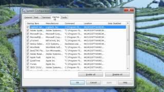 How to Disable Startup Programs in Windows 7