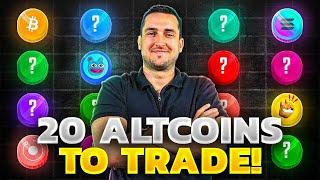 20 Altcoins YOU Can Trade TODAY! [EXACT Entries + Exits]