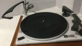 Telefunken 566 De Luxe vintage turntable demo