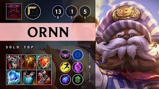 Ornn Top vs Darius: Legendary - EUW Master Patch 14.19