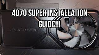 RTX 4070 SUPER installation guide: everything you need to know about the 12vhpwr cable!