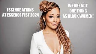 Actress Essence Atkins celebrates the 30th Essence Fest, music and dance Battles with Tisha Campbell