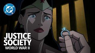 Justice Society: World War II - Steve Proposes to Diana | Super Scenes | DC