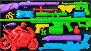 Membersihkan Shotgun, AK47, Sniper Rifle Barret, Pistol HS-9, Mouser PSTL, Cowboy PSTL, EPS 132