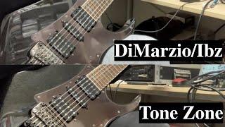 DiMarzio/Ibz v.s. The Tone Zone (Pickup Comparison)