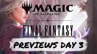Final Fantasy Previews Day 3 | Mtg