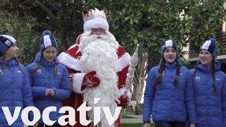 Russian Santa Claus Sent To Crimea On Political Propaganda Mission