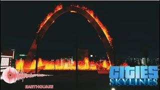 (Cities Skyline) Earthquake Disaster              Short Movie