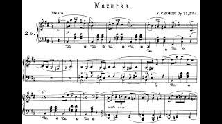 Мазурка Op.33-4