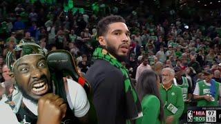 CAN MY CELTICS MAKE HISTORY!? WE ARE HERE "Boston Celtics vs Miami Heat Game 5 Highlights" REACTION!