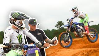 Haiden Deegans First Ride Back On Supercross!