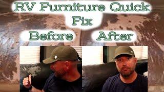 Quick Fix for Peeling RV Furniture