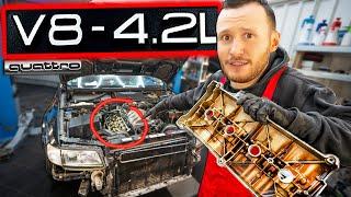 DRAMA an der FRONT! - Unerwartete Probleme... (Audi A8 4.2L V8)