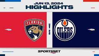 Stanley Cup Final Game 3 Highlights | Panthers vs. Oilers - June 13, 2024