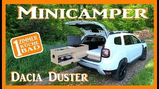 Minicamper ROOMTOUR Dacia Duster INKOGNITO CAMPER selbstausbau