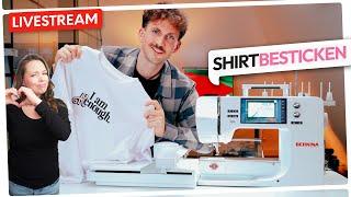  #106 T-Shirts besticken mit Stickmaschine BERNINA B500 / B700