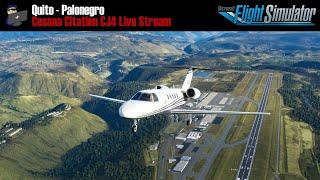 MSFS 2020 | VATSIM | Quito to Palonegro | Cessna Citation CJ4 Full Flight