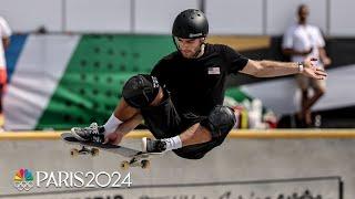 Tom Schaar secures Team USA Olympic skateboarding spot in Paris at Budapest qualifier | NBC Sports