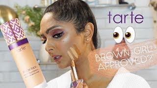 Brown Girl Friendly?? TARTE SHAPE TAPE FOUNDATION Honest Review + Wear Test | Deepica Mutyala