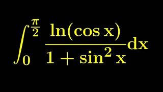 A very interesting log trig integral