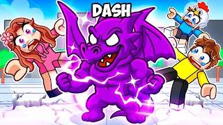 I Became A DRAGON In Roblox STRONGEST BATTLEGROUNDS!