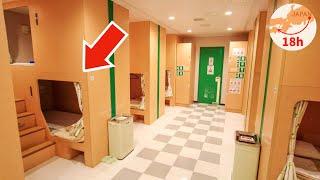 Cheapest and Compact Bed on Japan's Ferry  18 Hour Trip from TOKYO  Vending Machine Experience